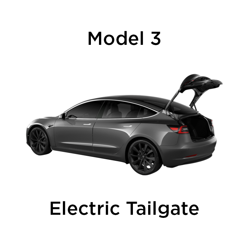 tesla electric tailgate lift model 3