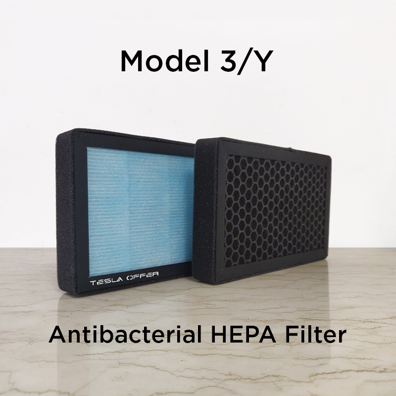 Model 3/Y Antibacterial HEPA Air Filter - EVOffer